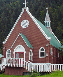 Photo of pocket-sized 100-year old church